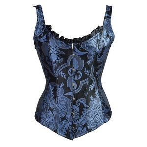 Steel Boned Over Shoulder Victorian Style Corset